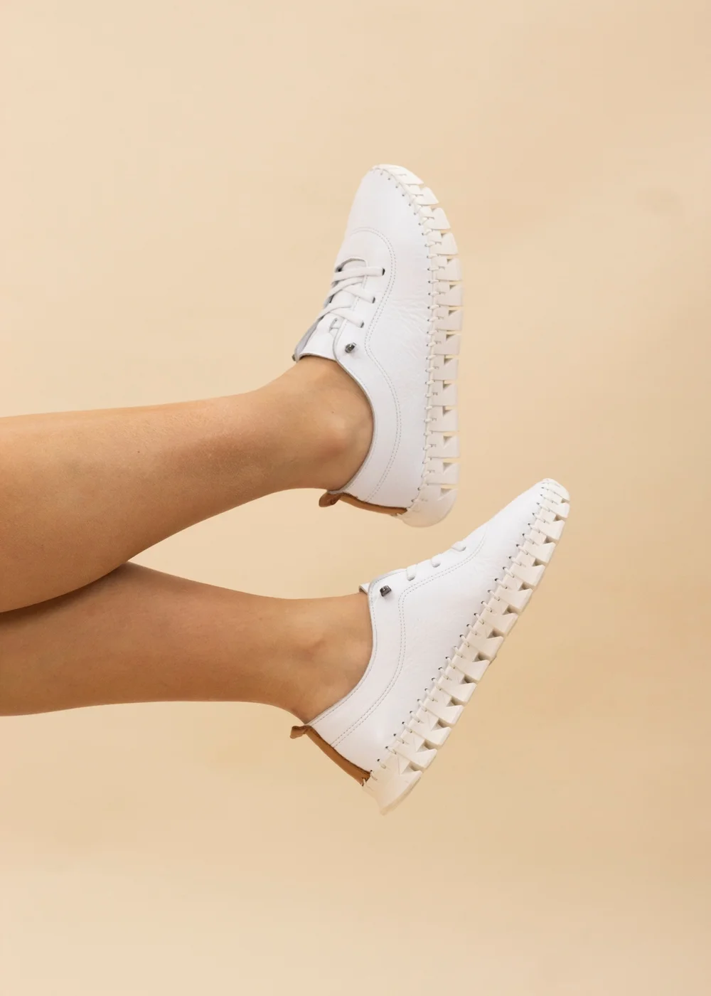 Lunar White St Austell Plimsoll - Size 6 Image 1