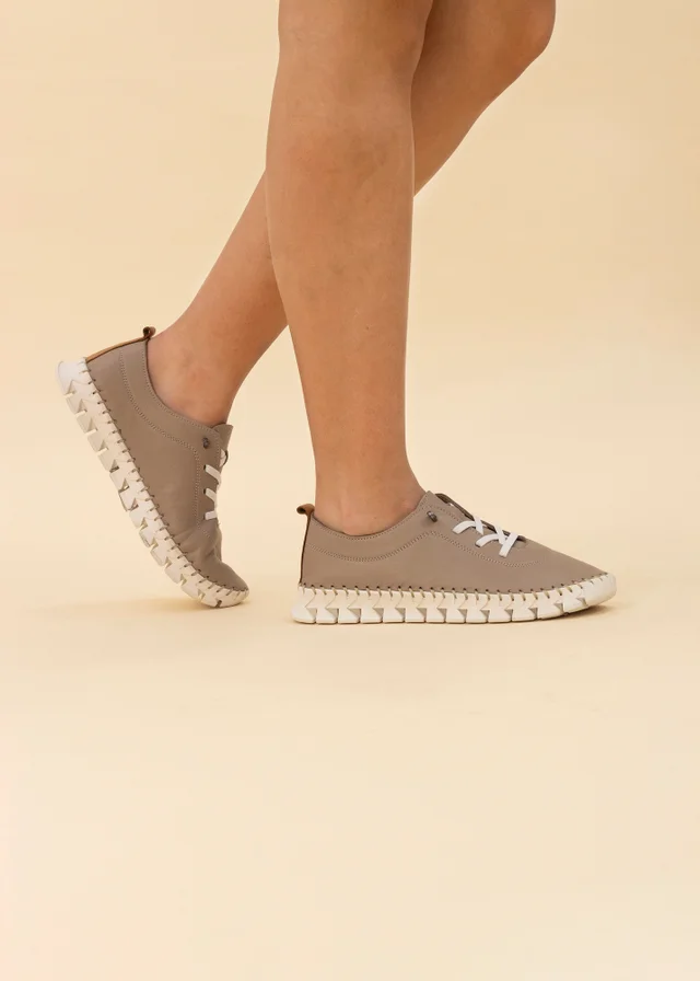 Lunar Taupe St Austell Plimsoll