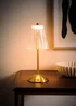 ValueLights Allie Gold LED Rechargeable Portable Wireless Table Lamp Light - One Size Image 1