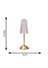 ValueLights Allie Gold LED Rechargeable Portable Wireless Table Lamp Light - One Size Image 6