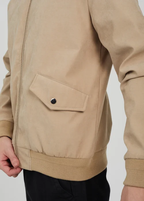 Brave Soul Stone Lightweight Bomber Jacket - S Image 3