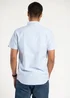 Tokyo Laundry Light Blue Cotton Short Sleeved Button-Up Oxford Shirt - Small Image 3