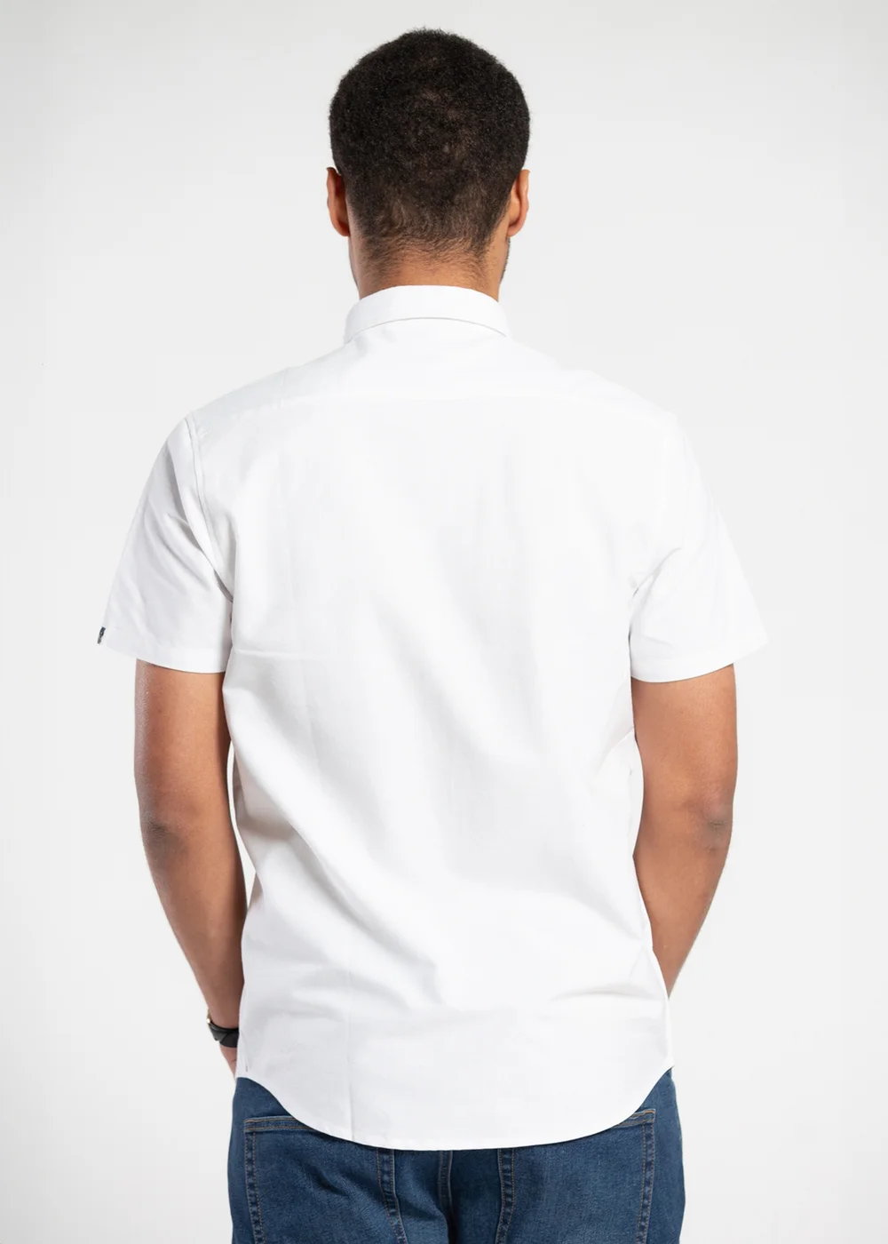 Tokyo Laundry White Cotton Short Sleeved Button-Up Oxford Shirt - XL Image 2