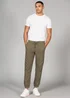 Tokyo Laundry Olive Linen Blend Classic Fit Trousers - XL Image 3