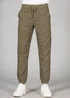 Tokyo Laundry Olive Linen Blend Classic Fit Trousers - XL Image 1
