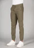 Tokyo Laundry Olive Linen Blend Classic Fit Trousers - XL Image 4