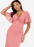 Anaya With Love Recycled Dusty Rose V Neck Maxi Dress - 26 Image 3