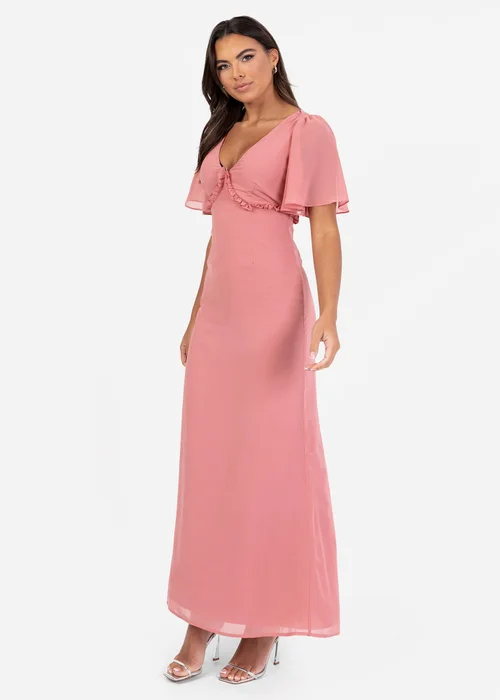 Anaya With Love Recycled Dusty Rose V Neck Maxi Dress - 26 Image 1