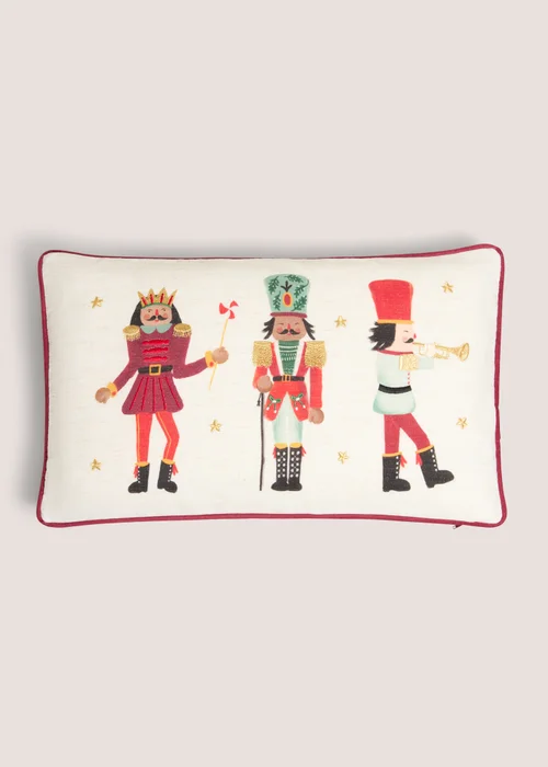 Cream Nutcracker Cushion Image 1