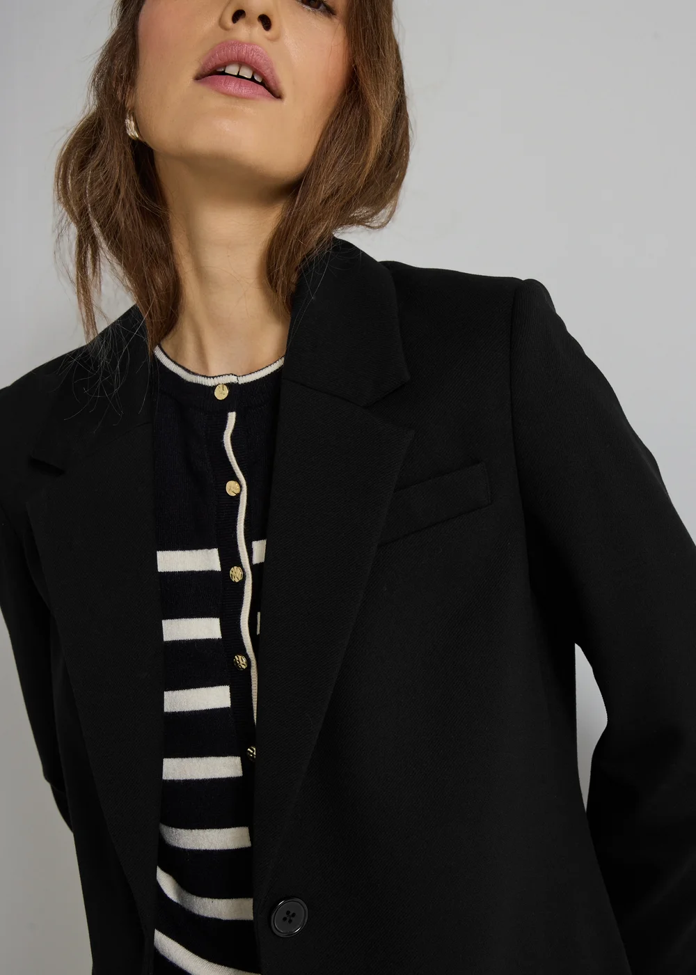 Et Vous Black Ponte Blazer - Size 8 Image 2