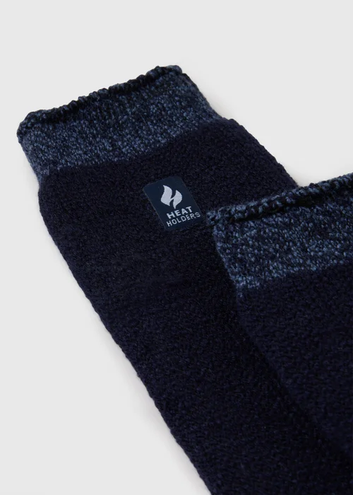 Heat Holders Navy Socks - Sizes 6-11 Image 2