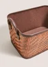 Brown Woven Small Storage Basket Image 2