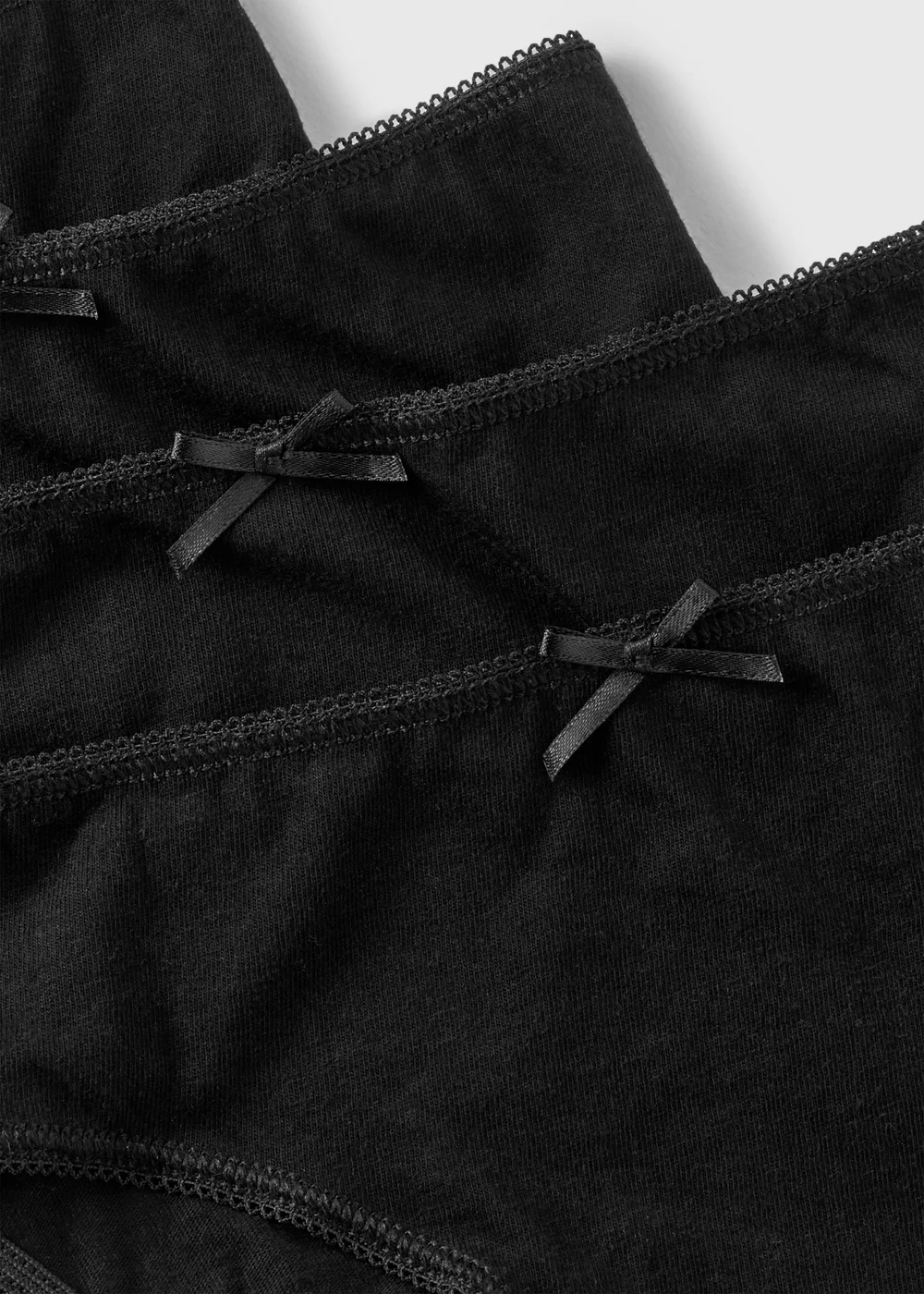 10 Pack Girls Black Briefs (2-13yrs) - Age 2 - 3 Years Image 2