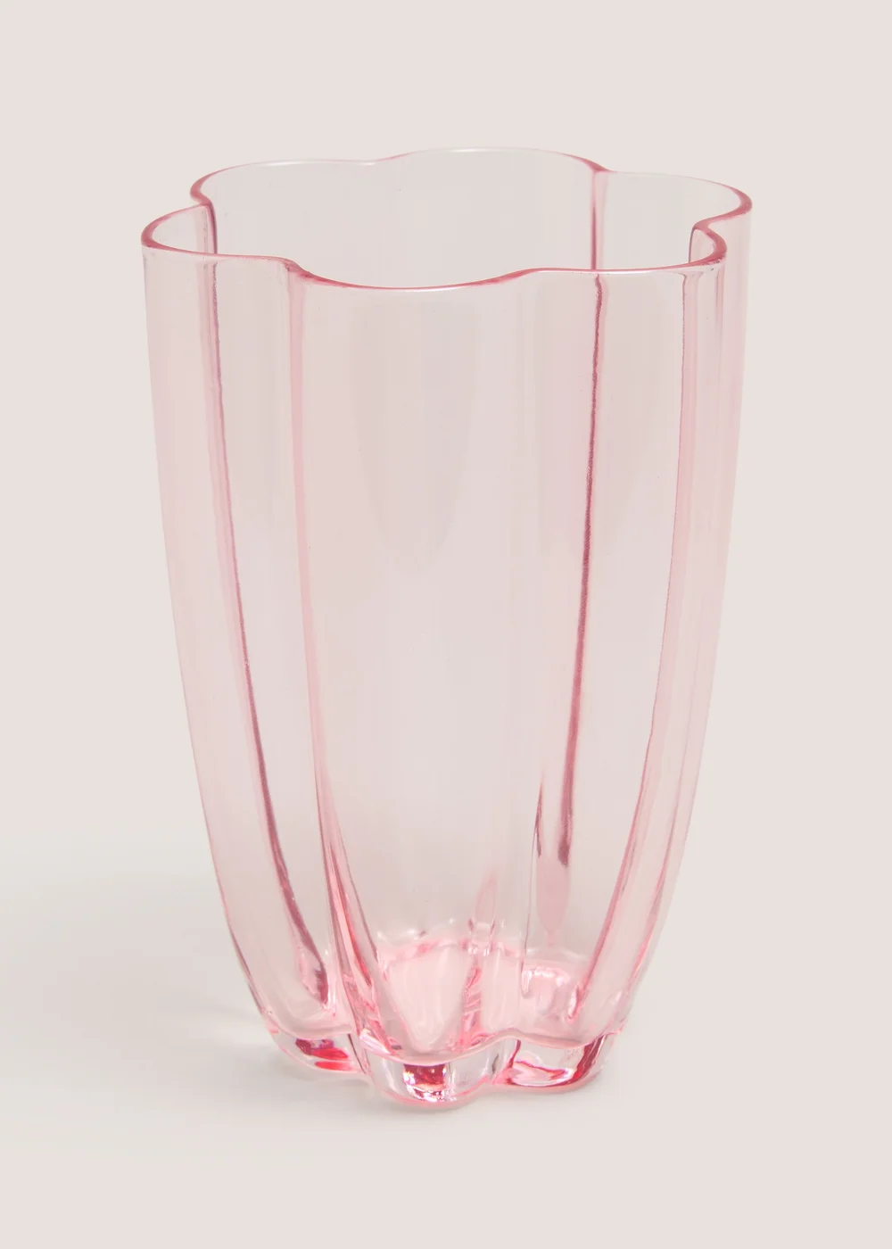Pink Scalloped Tumbler Image 1