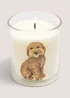 Cream Cockapoo Candle Image 1