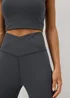 Grey Wrap Waist Leggings - 20 Image 2