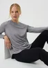 Grey Long Sleeve Iron T-Shirt - Small Image 3