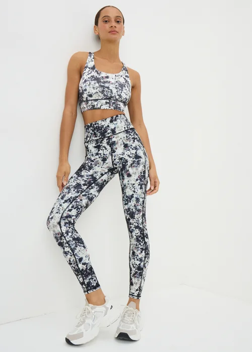 Souluxe Multicoloured Splatter Print Crop Top - Medium Image 3