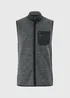 Lincoln Charcoal Tech Fleece Gilet - S Image 4