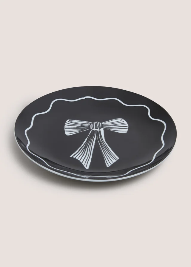 Black Bow Side Plate