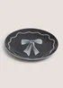 Black Bow Side Plate Image 1