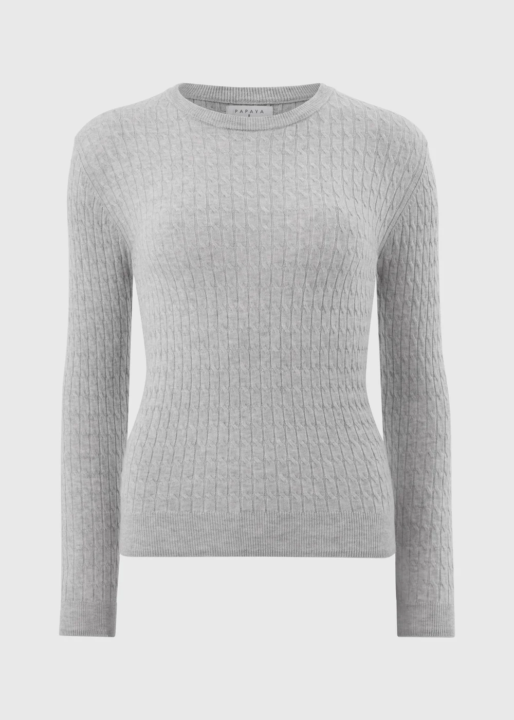Grey Baby Cable Knit Jumper - 8 Image 4