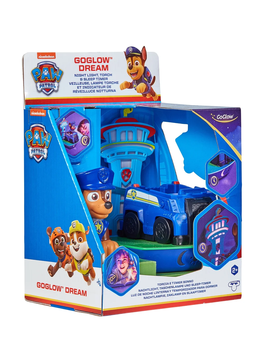 Bluey Blue Paw Patrol Chase GoGlow Dream Night Light - One Size Image 2
