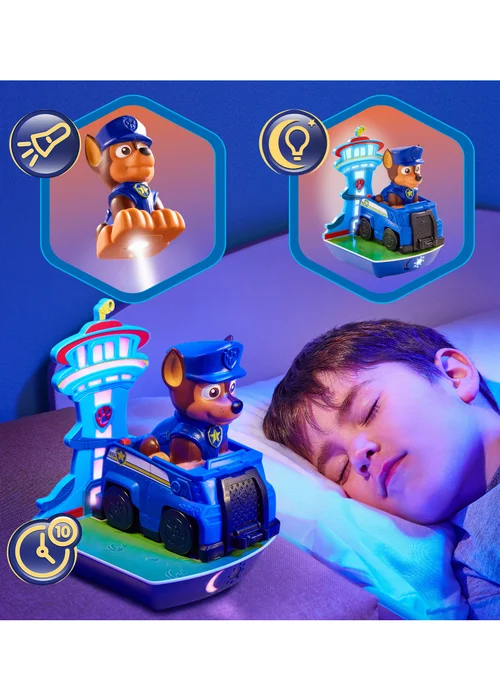 Bluey Blue Paw Patrol Chase GoGlow Dream Night Light - One Size Image 4