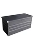 Charles Bentley Metal Storage Chest w/ Lock & Key Waterproof Seal Hydraulic Lid (H62cm x L132cm x W61cm) - One Size Image 1