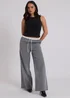 Urban Bliss Grey Elastic Double Waistband Trouser - 12 Image 3