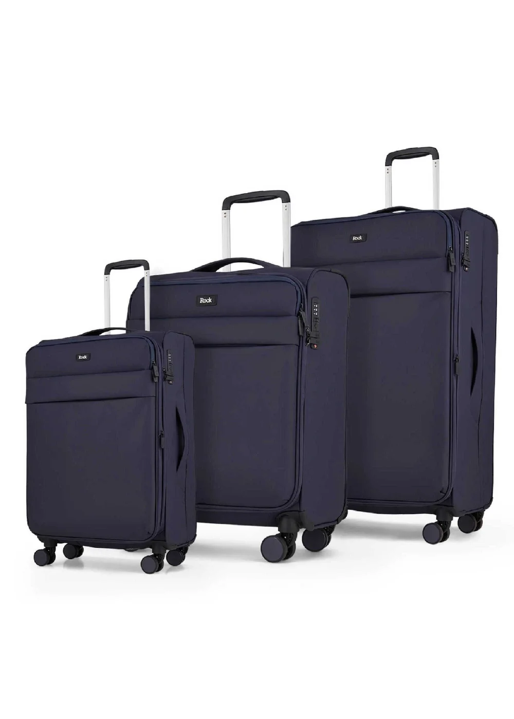 Rock Harper Suitcase Navy - Medium Image 1