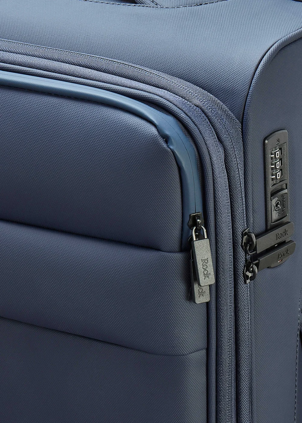 Rock Harper Suitcase Navy - Medium Image 6
