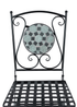Charles Bentley 3 Piece Wrought Iron Mosaic Bistro Set (2 Seater) - One Size Image 3
