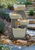 Charles Bentley Elbe Cascading Water Feature (H65cm x W38cm x D26.5cm) - One Size Image 1