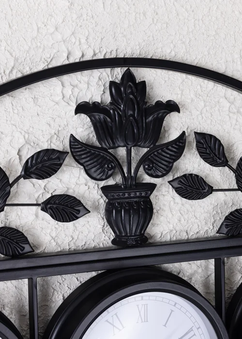 Charles Bentley Rutland Outdoor Triple Faced Wall Clock (H44cm x W66cm) - One Size Image 3