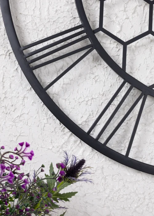 Charles Bentley Stanwick Indoor Outdoor Round Skeleton Wall Clock (Dia. 90cm) - One Size Image 3