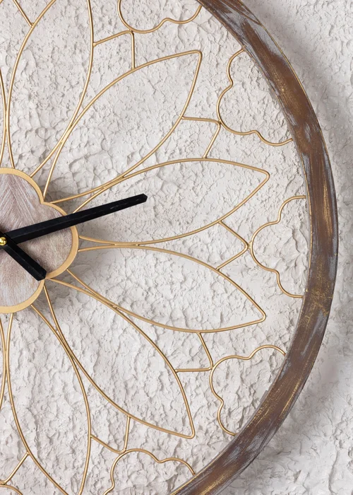 Charles Bentley Ullswater Indoor Outdoor Round Skeleton Wall Clock (Dia. 60cm) - One Size Image 3