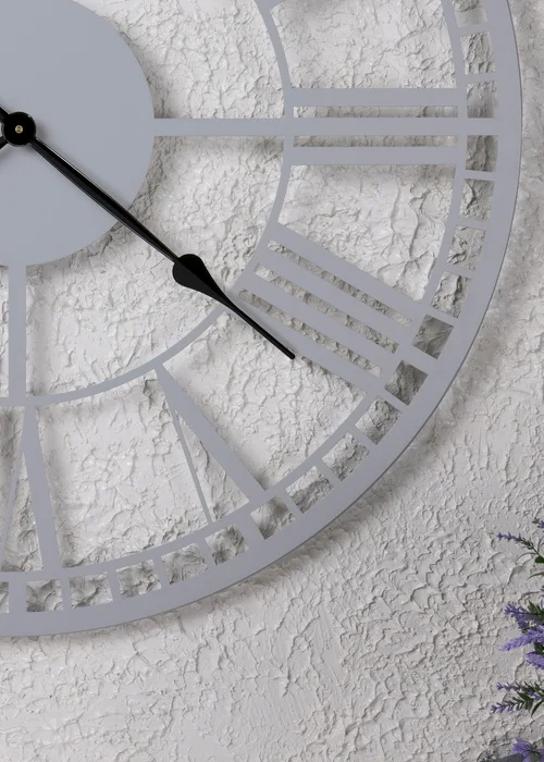 Charles Bentley Malham Indoor Outdoor Round Skeleton Wall Clock (Dia. 90cm) - One Size Image 3