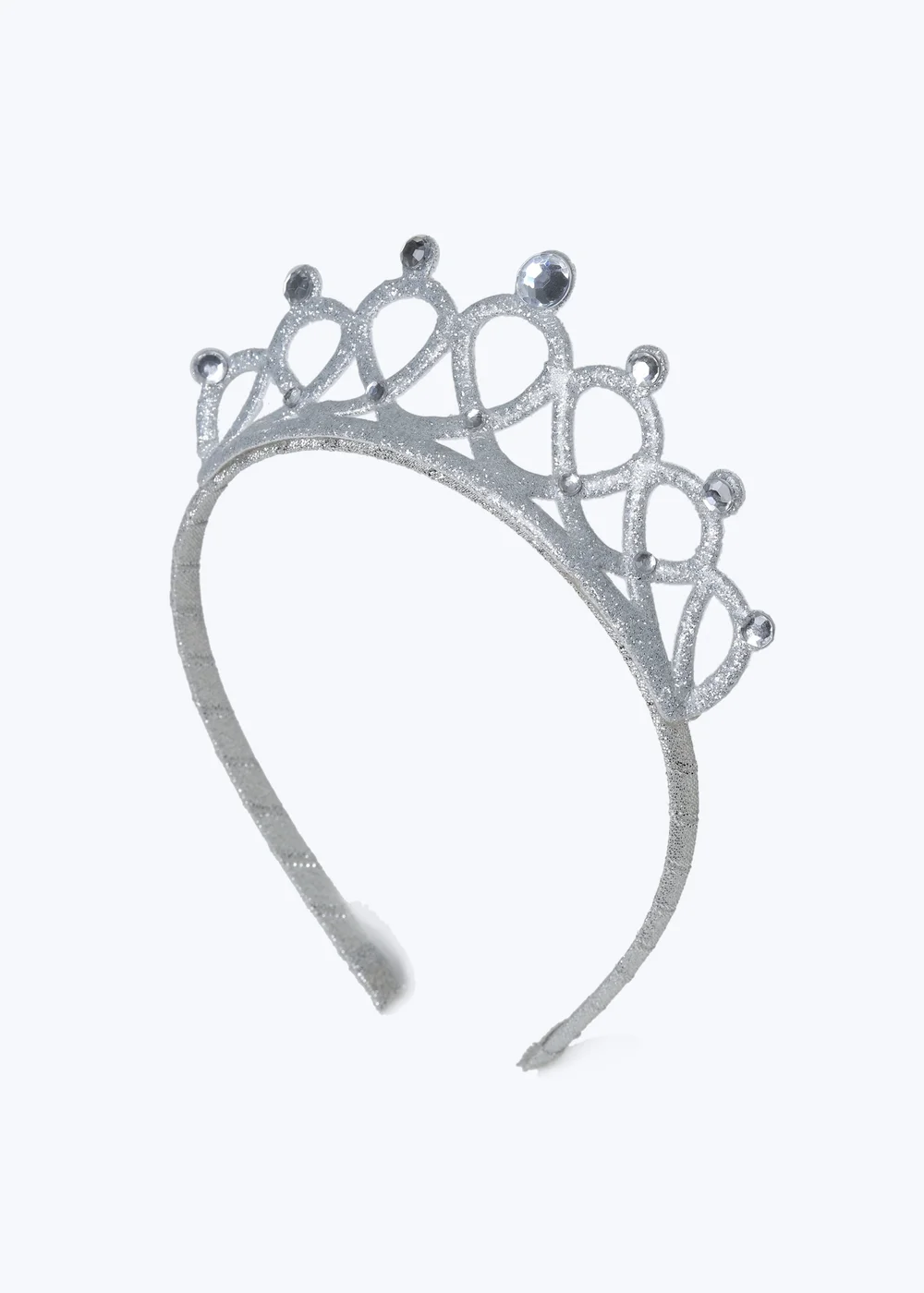 Flitzy Kids Silver Tiara - One Size Image 1
