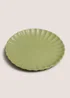 Green Scalloped Side Plate Image 1
