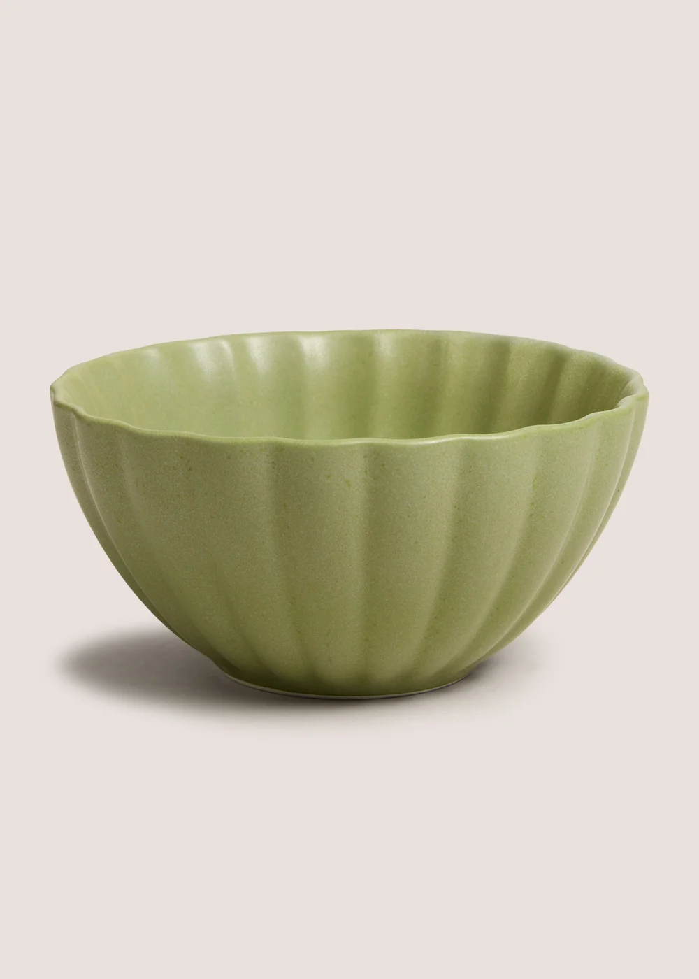 Green Scalloped Bowl Image 1