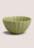 Green Scalloped Bowl Image 1
