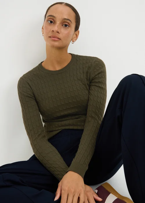 Dark Green Baby Cable Jumper - 26 Image 1