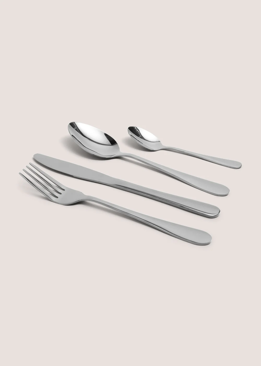 16 Piece Black Cutlery Set Image 2