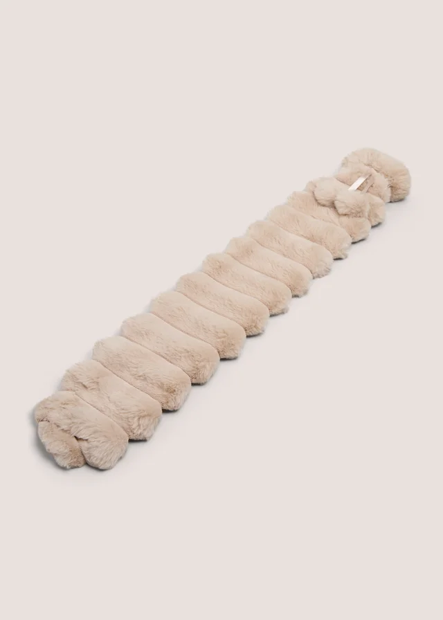 Beige Long Hot Water Bottle