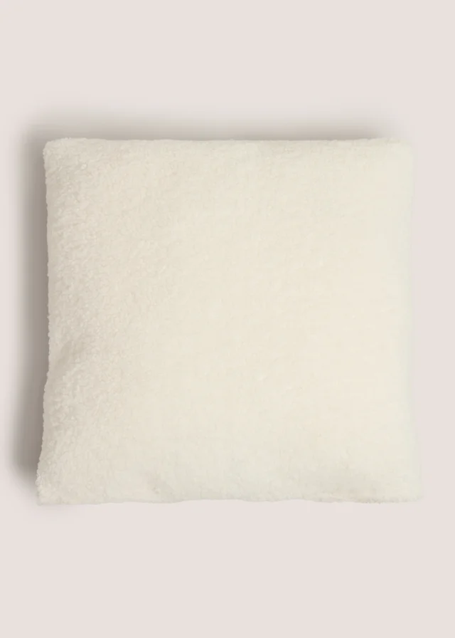 Cosy Bear Embroidered Cushion