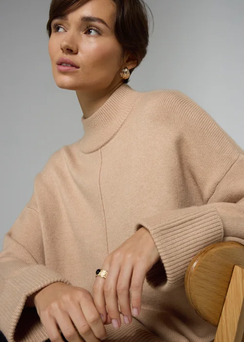 Beige Oversized Jumper - 3XL Image 2