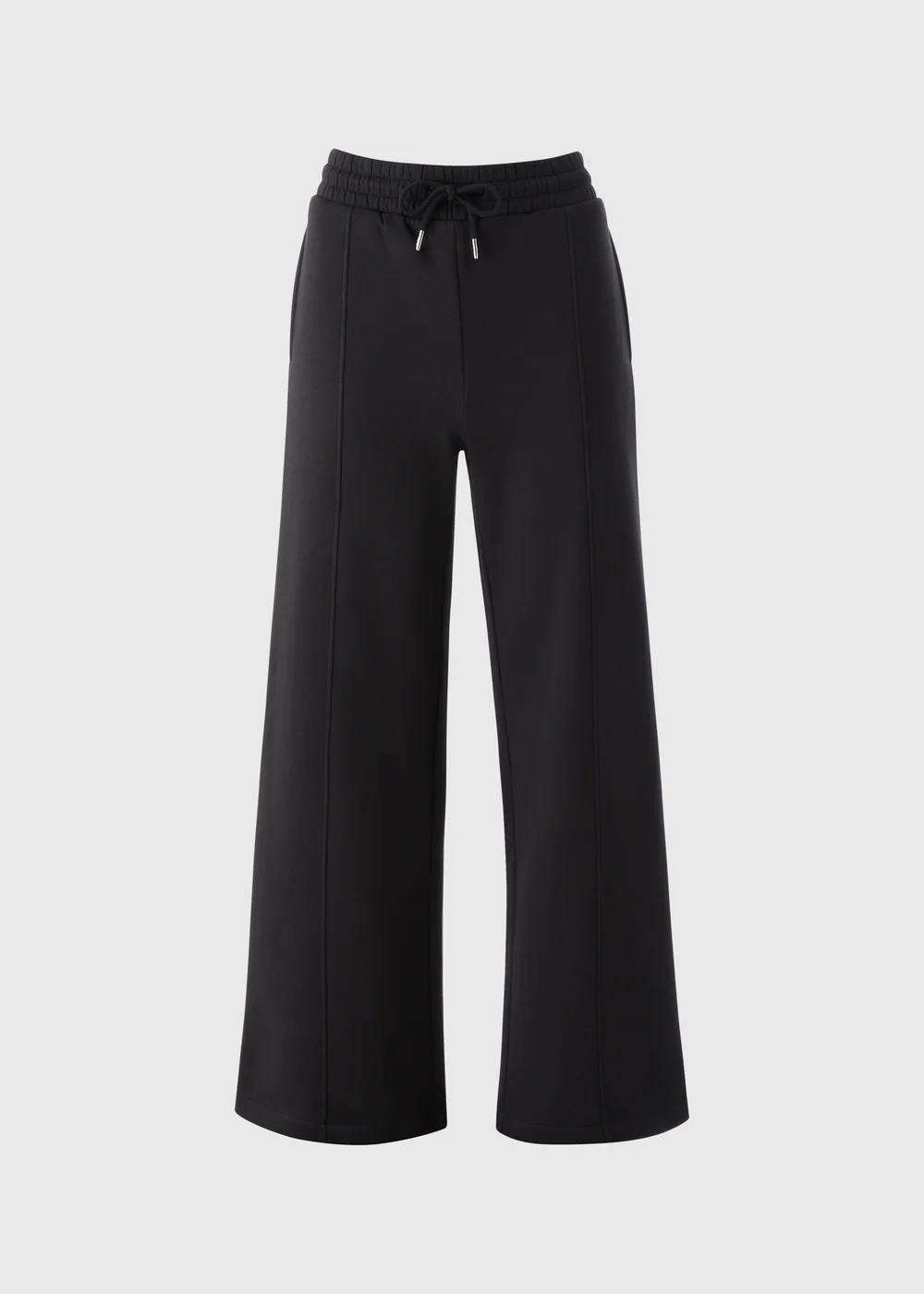 Black Wide Leg Jogging Bottoms - Extra small Image 2