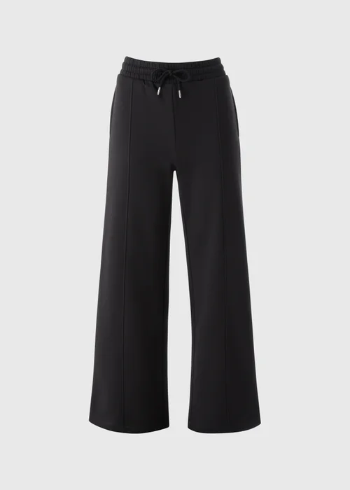 Black Wide Leg Jogging Bottoms - Extra small Image 2