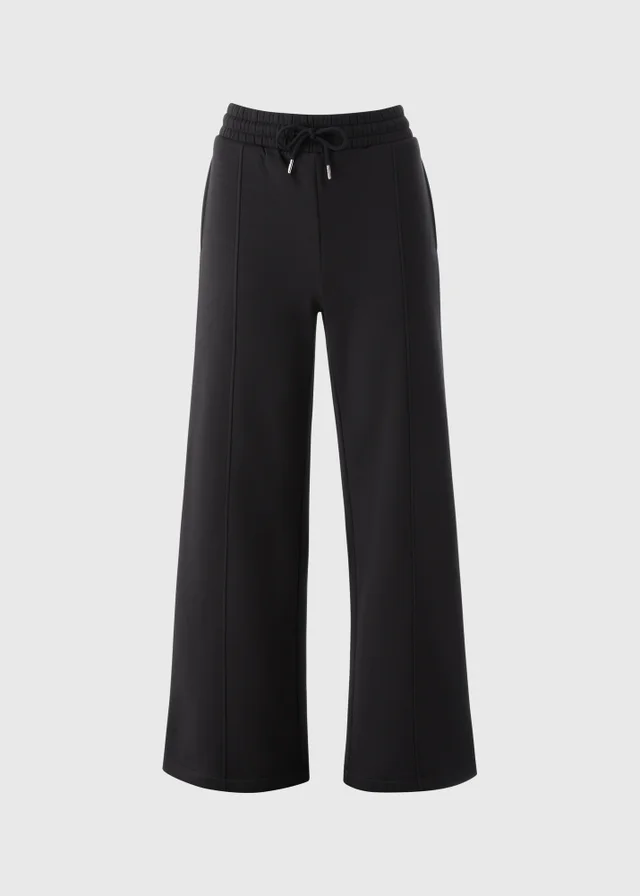 Black Wide Leg Jogging Bottoms